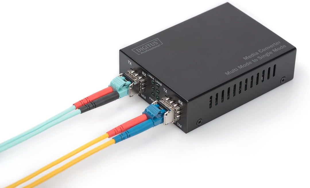 DIGITUS Medienkonverter - SFP Port - Gbit Ethernet - SFP / SFP - 100/1000Base-X - Multimode / Single