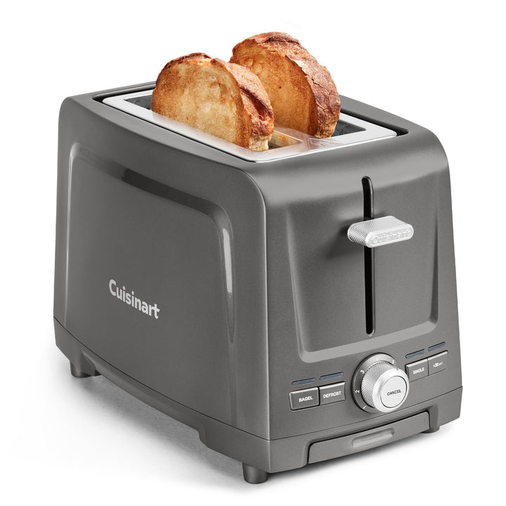 Core Collection 2 Slice Plastic Toaster 2 Scheiben (CC) Stein Grau, 2 Scheiben (CC) Stein Grau