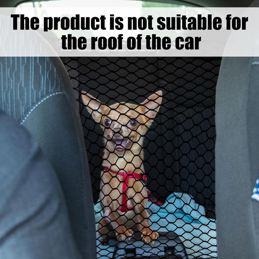 MiOYOOW Auto Schutz Barriere, Haustier Barrier Sicherheitsnetz Trennnetz für Hund Katze 120cmx70cm