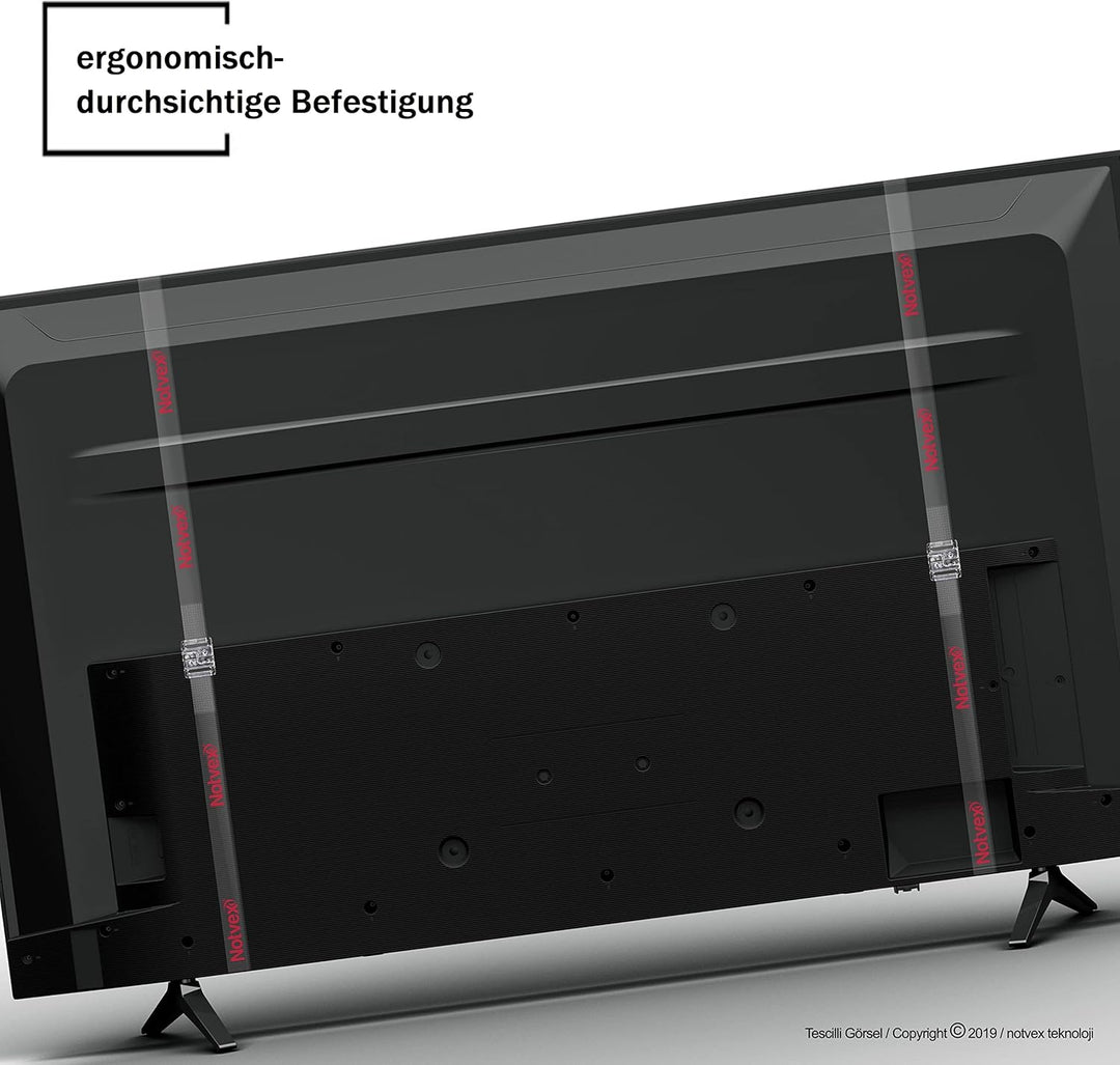 Notvex 40 Zoll Fernseher Schutz/ 100% Displayschutz garantiert/TV Bildschirmschutz/Schutzglas/Keine