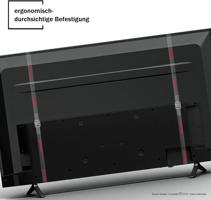 Notvex 40 Zoll Fernseher Schutz/ 100% Displayschutz garantiert/TV Bildschirmschutz/Schutzglas/Keine