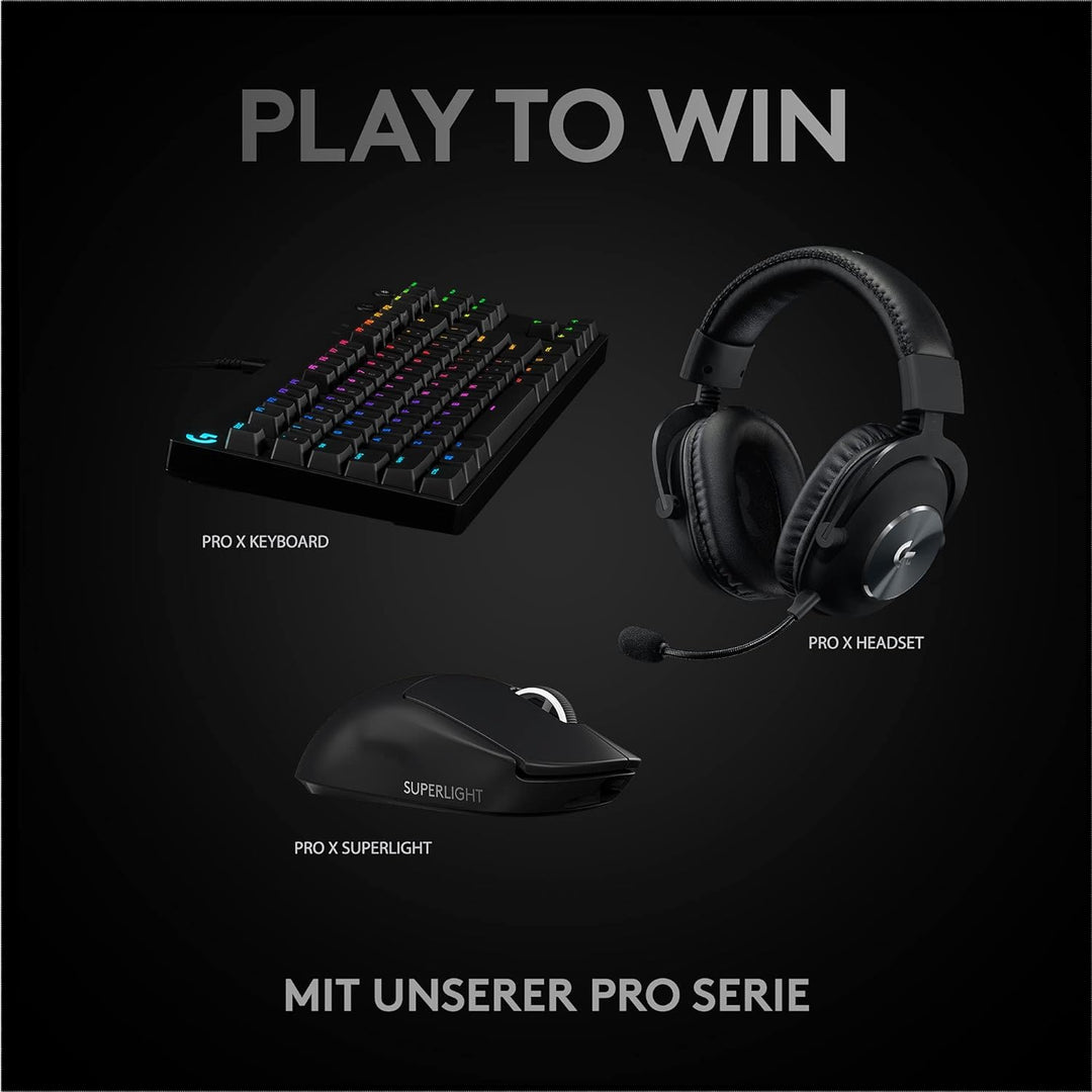 Logitech G PRO X SUPERLIGHT kabellose Gaming-Maus mit HERO 25K Sensor, Ultra-leicht mit 63g, 5 progr