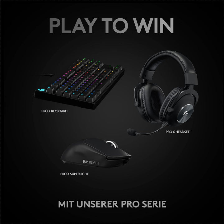Logitech G PRO X SUPERLIGHT kabellose Gaming-Maus mit HERO 25K Sensor, Ultra-leicht mit 63g, 5 progr