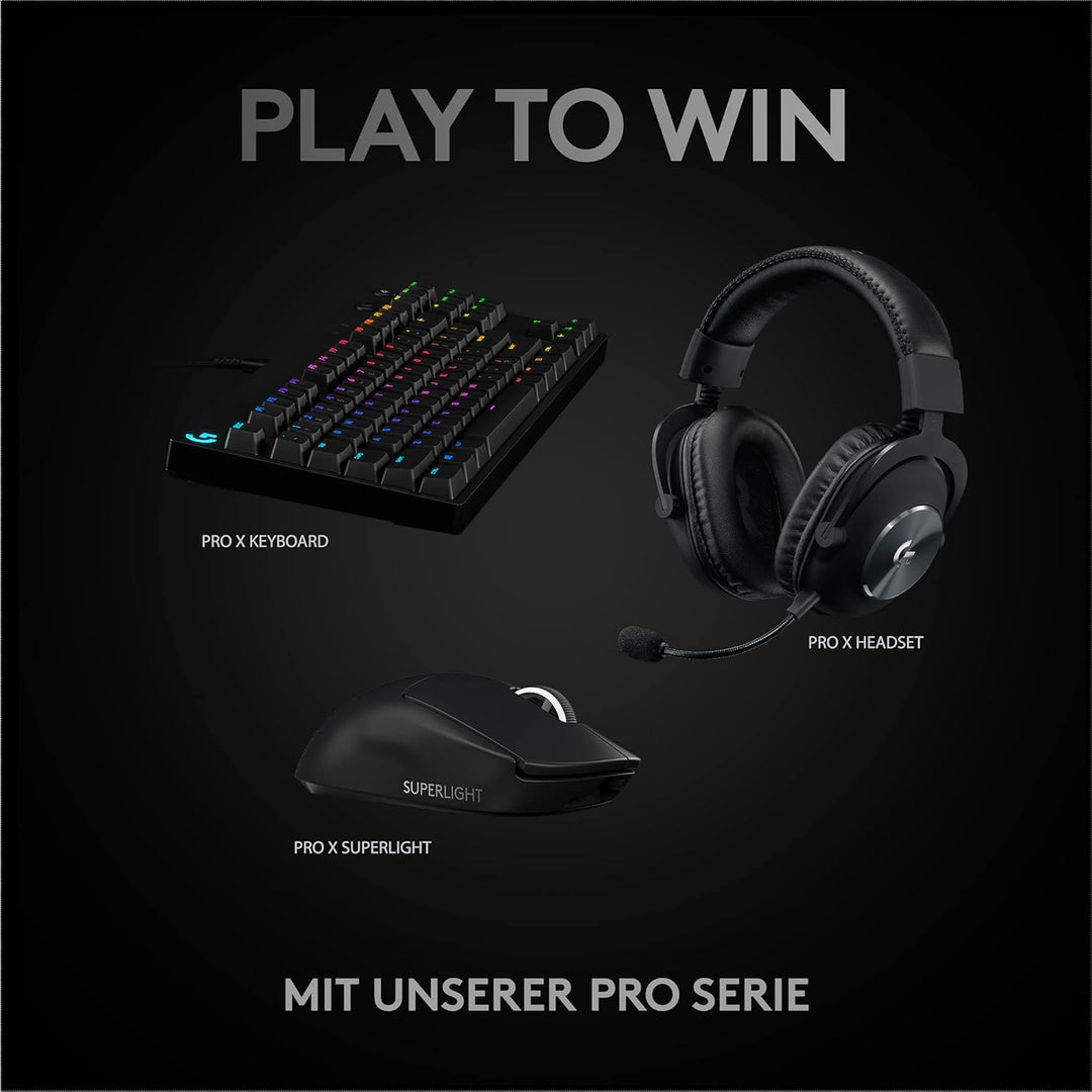Logitech G PRO X SUPERLIGHT kabellose Gaming-Maus mit HERO 25K Sensor, Ultra-leicht mit 63g, 5 progr
