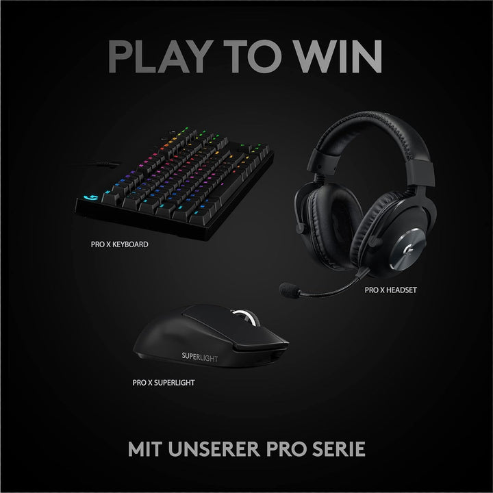 Logitech G PRO X SUPERLIGHT kabellose Gaming-Maus mit HERO 25K Sensor, Ultra-leicht mit 63g, 5 progr