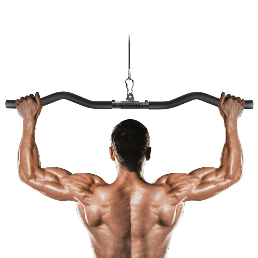 Lyndwin Latzugstange Bizeps Stange Klimmzugstangen Zugstange Muskelzugstange für Zuhause Bodybuildin