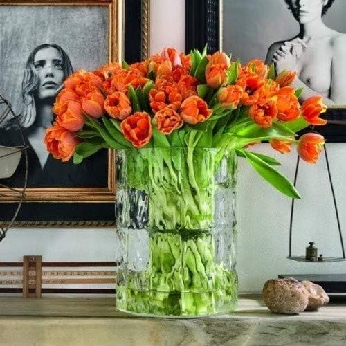 Kartell 1225B4 Vase Matelasse, 30 x 23 cm, glasklar Cristallo, Cristallo