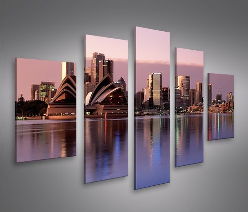 islandburner Bild Bilder auf Leinwand Sydney MF XXL Poster Leinwandbild Wandbild Art up Your Life ®