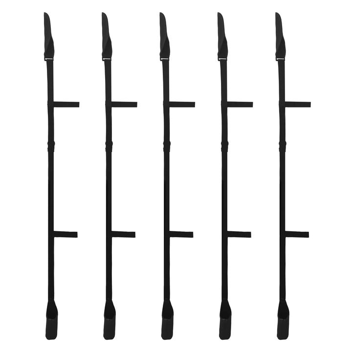 FUNANASUN Rutenschutz für Angelruten, Rutenschutz Angeln 110 cm–170 cm, Angelrutenhaltergurt mit Kle