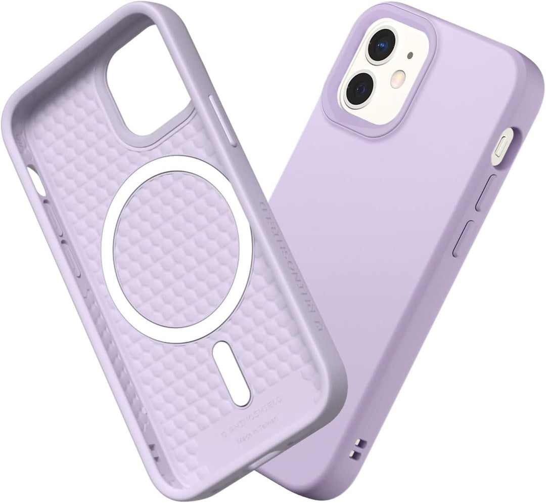 RhinoShield Case kompatibel mit [iPhone 12 Mini] | SolidSuit - MagSafe-kompatibel -Stossdämpfende &