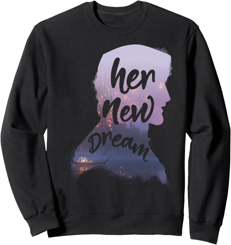 Disney Tangled Flynn Rider Her New Dream Silhouette Fill Sweatshirt