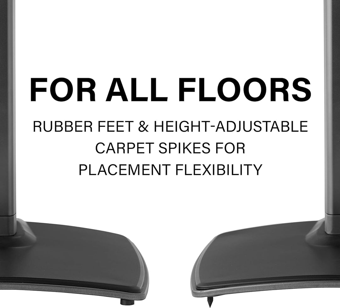 Sanus Kabelloser Lautsprecherständer für Sonos Five und Sonos Play:5 – Audio-Verbesserungsdesign für