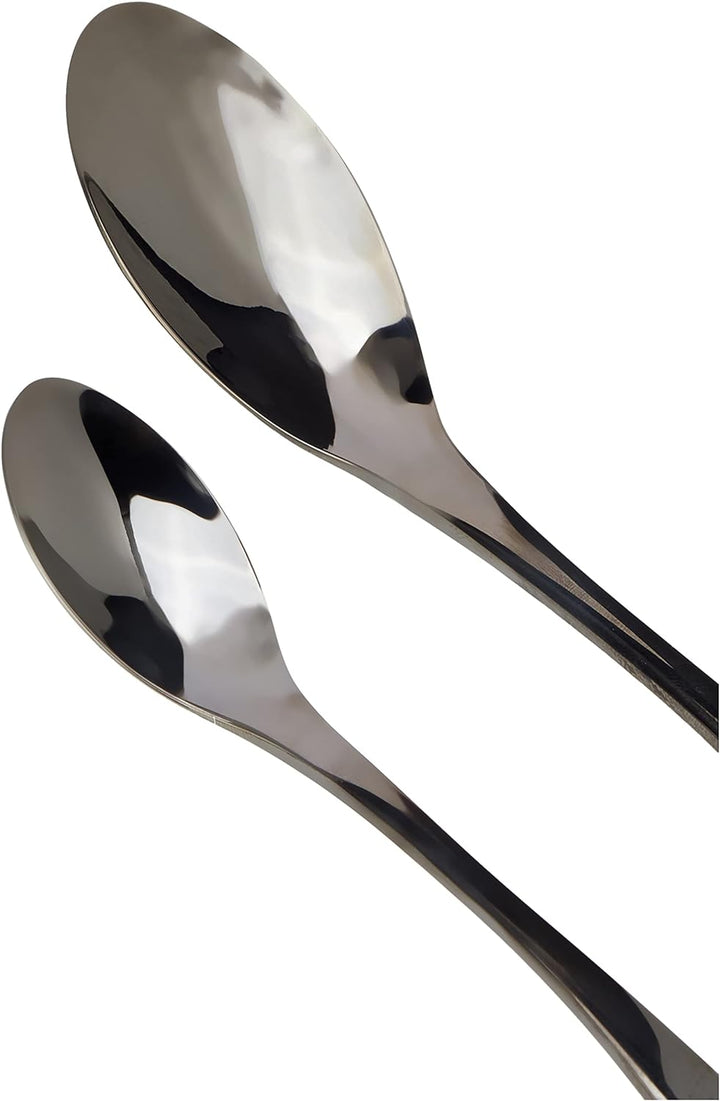 Comas 6323 BCN Colors – edelstahl Besteck set, Schwarz (Matt Black), 24 Stück
