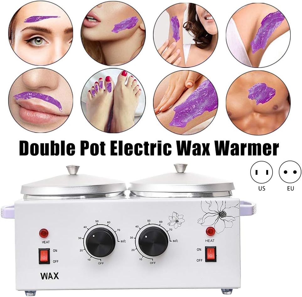EUNEWR Wachserhitzer 220V 200W Wachswärmer Wachs Haarentfernung Wax Enthaarung Wachserhitzer mit 4X1