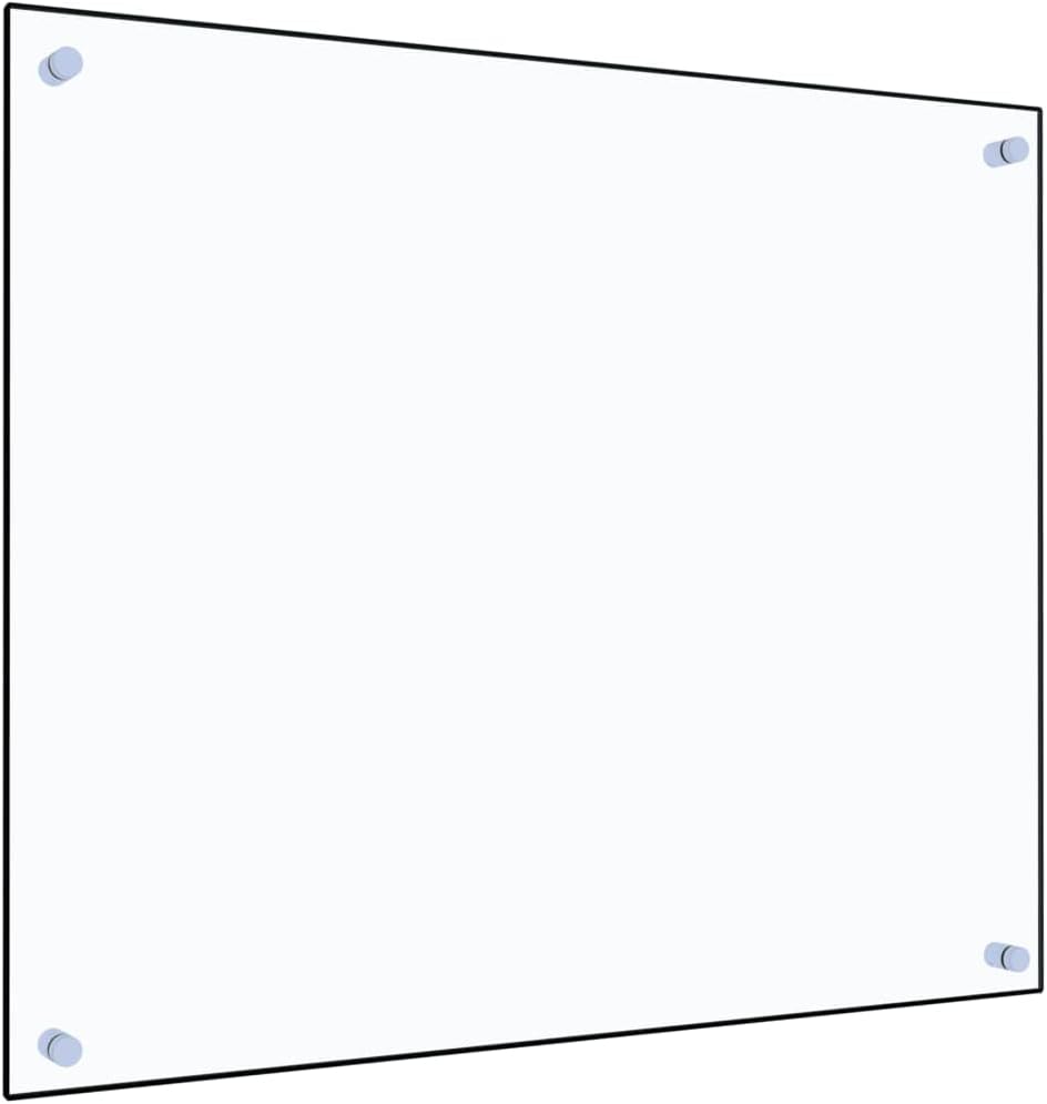 Gecheer Küchenrückwand Spritzschutz 70 x 60 cm (L x B),Glasrückwand Glasplatte Rückwand Herdspritzsc