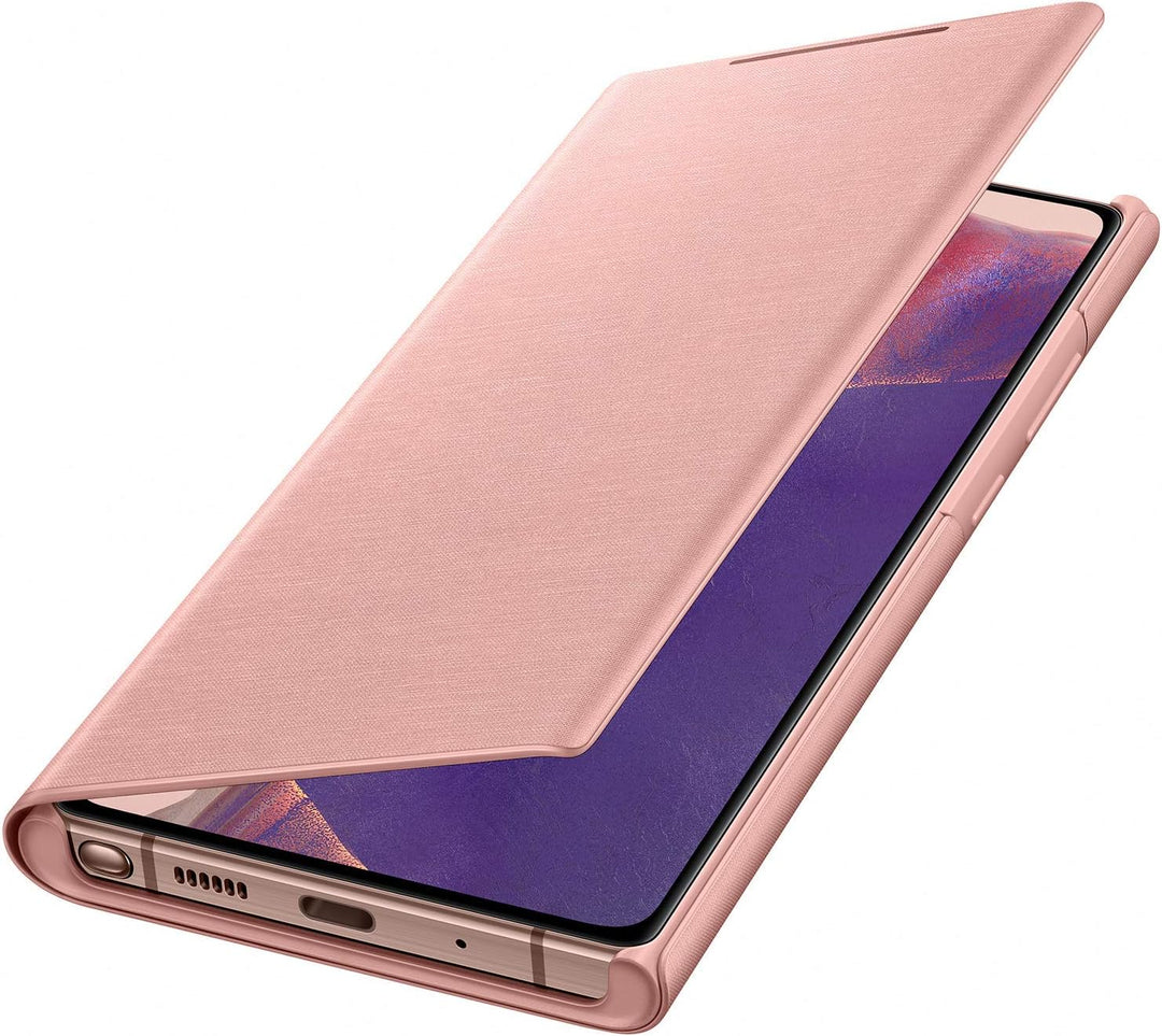 Samsung Note20 LED View Cover, braun Kupfer Note20 LED Cover