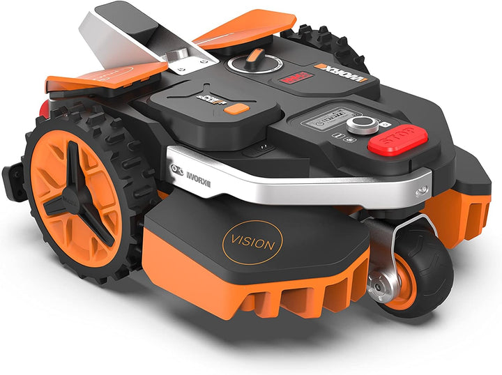 WORX Landroid Vision M550 Mähroboter WR205E für Gärten bis 550m², AI Rasenmäher Roboter ohne Begrenz