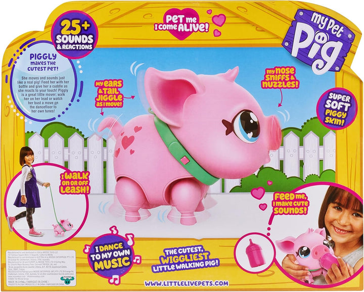 Little Live Pets - My Pet Pig, Soft and Jiggly Interactive Toy Pig That Walks, Dances and Nuzzles. 2