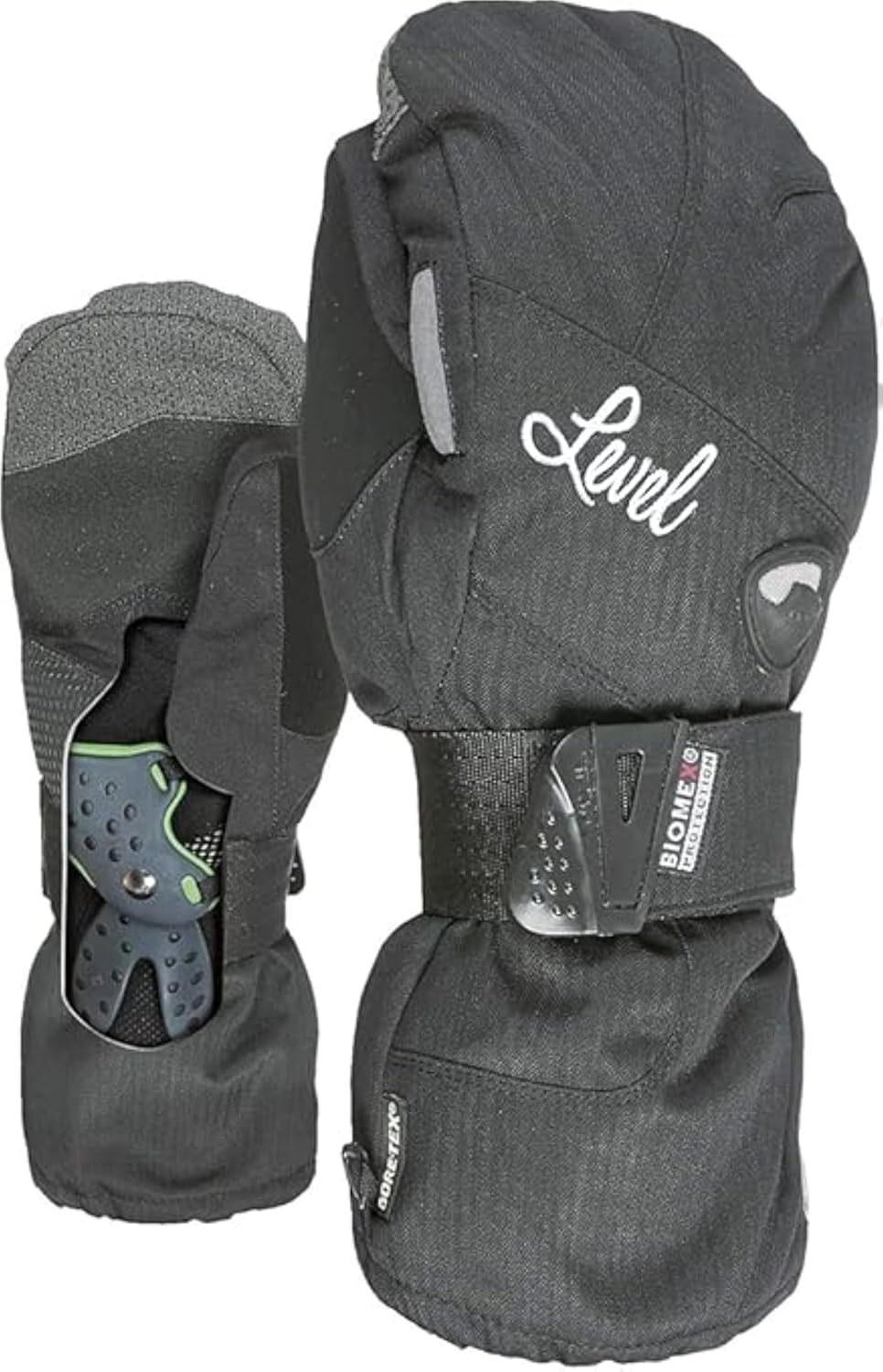 Level Damen Half Pipe Mitt GTX Handschuhe M Schwarz, M Schwarz