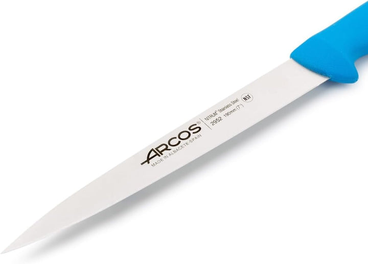 Arcos Serie 2900 - Filetmesser - Klinge Nitrum Edelstahl 190 mm - HandGriff Polypropylen Farbe Blau