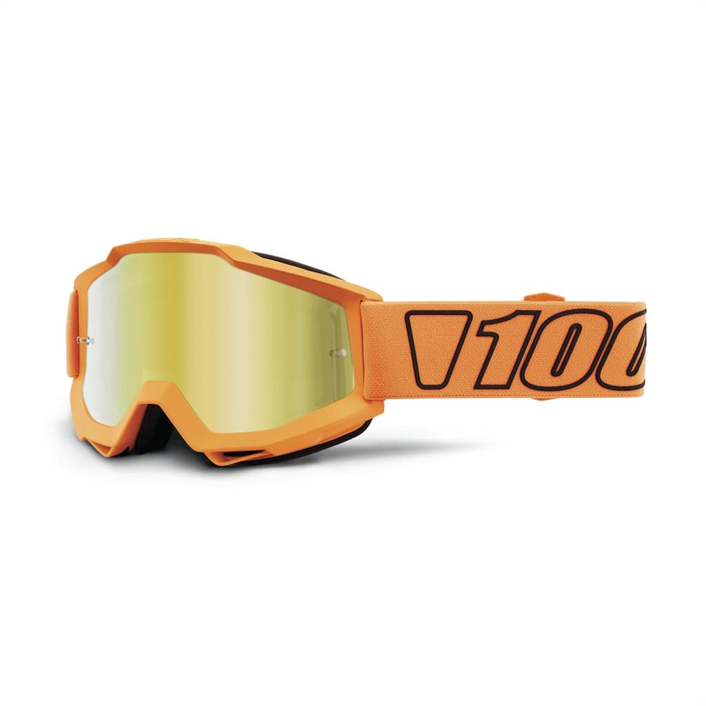 100% Accuri Goggle Luminari, Erwachsene,Spiegel Gold Linse Gold/Orange, Gold/Orange