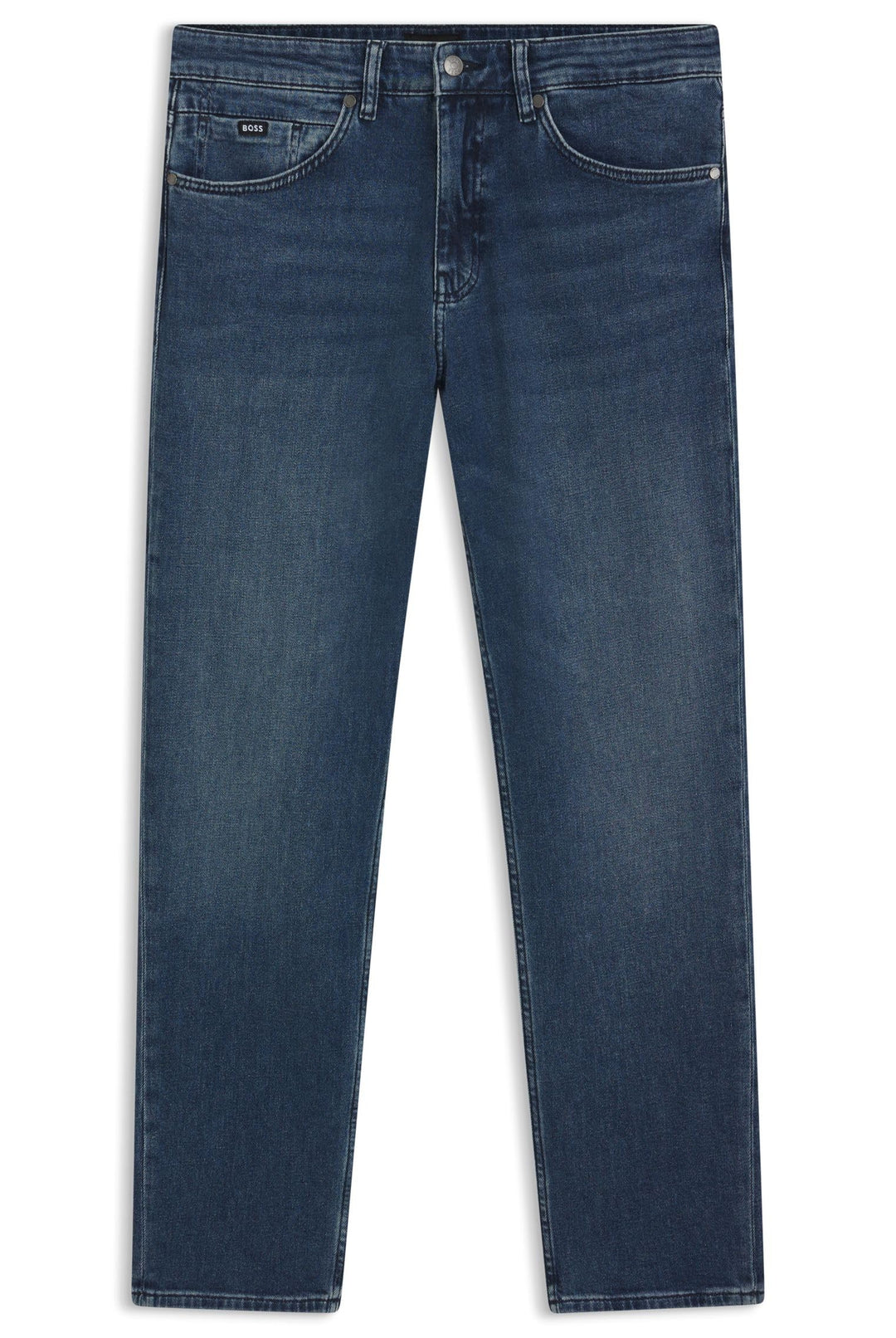 BOSS Herren H-Re.Maine Blaue Maine Regular-Fit Jeans aus bequemem Stretch-Denim 29W / 34L Blau, 29W