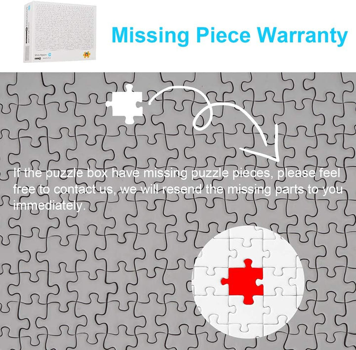 1000 Teile Mini Weiss Puzzle, Blanko Puzzle Zum Selbst Bemalen, 42cm*29.7cm 2mm Schwieriges Rahmen P