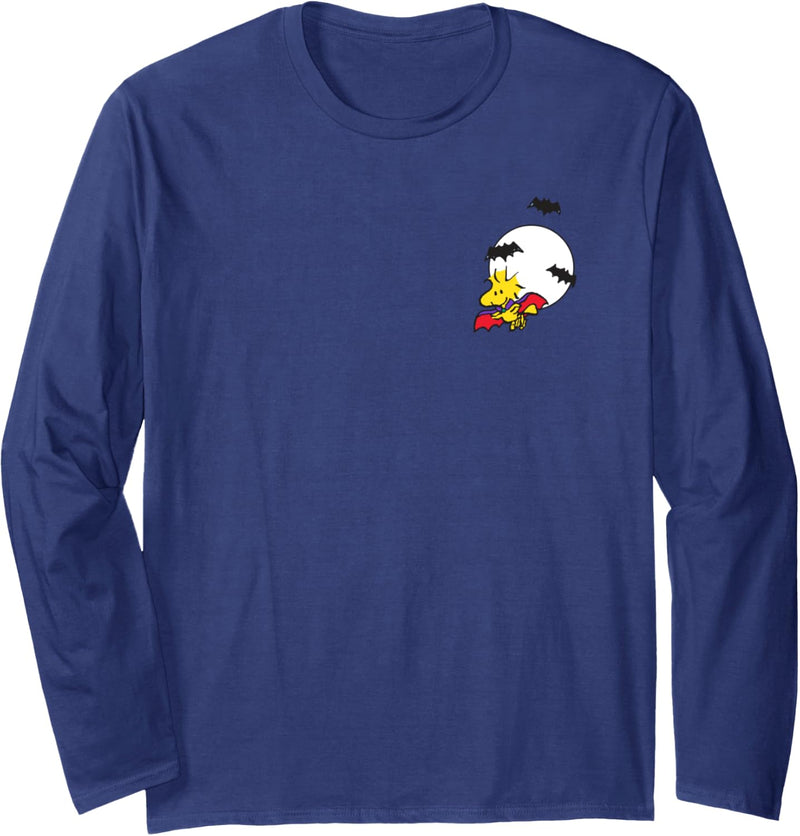 Peanuts Halloween Woodstock Mond Langarmshirt