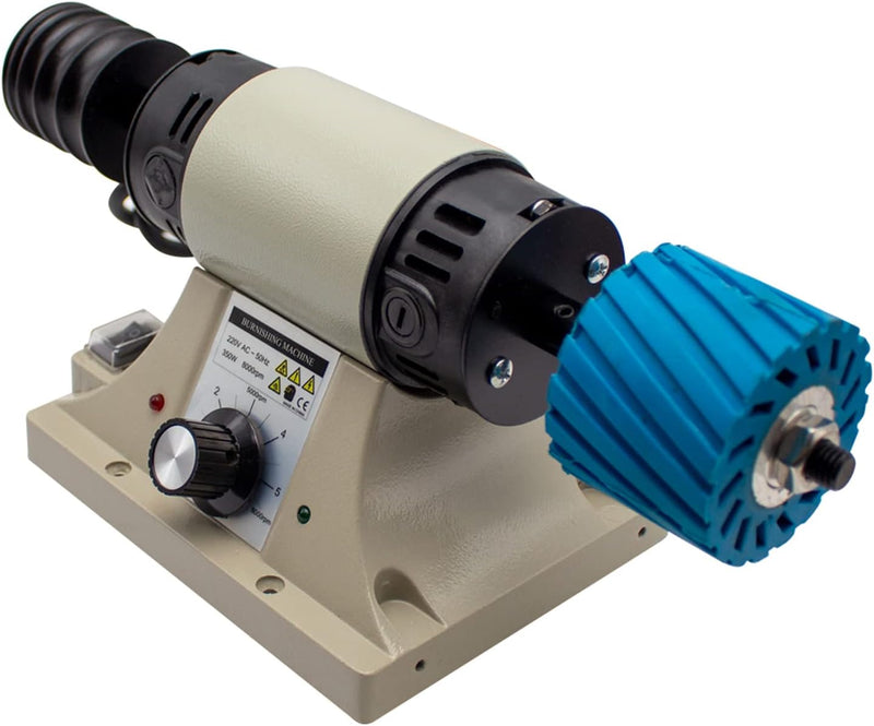 Toplionace 220V Leder Polier Poliermaschine, Leder Kantenschleifmaschine 0-8000U/min (ohne Flexiblen