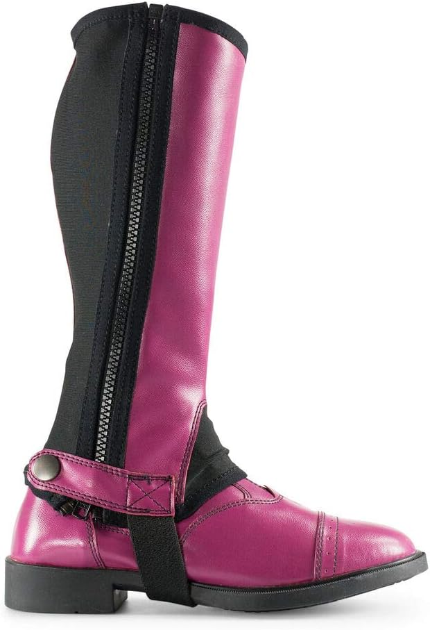 horze Maja PU Leder Chaps für Kinder