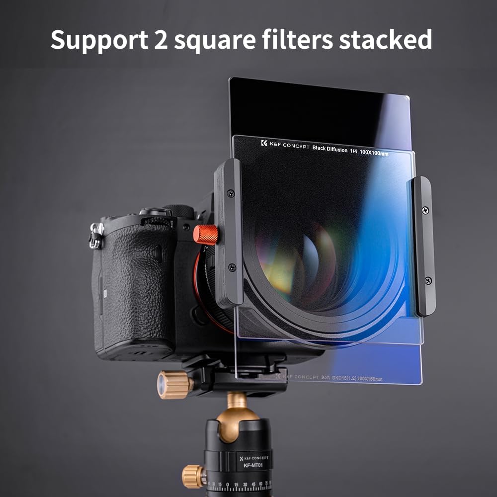 K&F Concept Nano-X Filterhalter Kit Rechteck-Filterhaltersystem(inkl.8er Filter Adapterringe), Filte