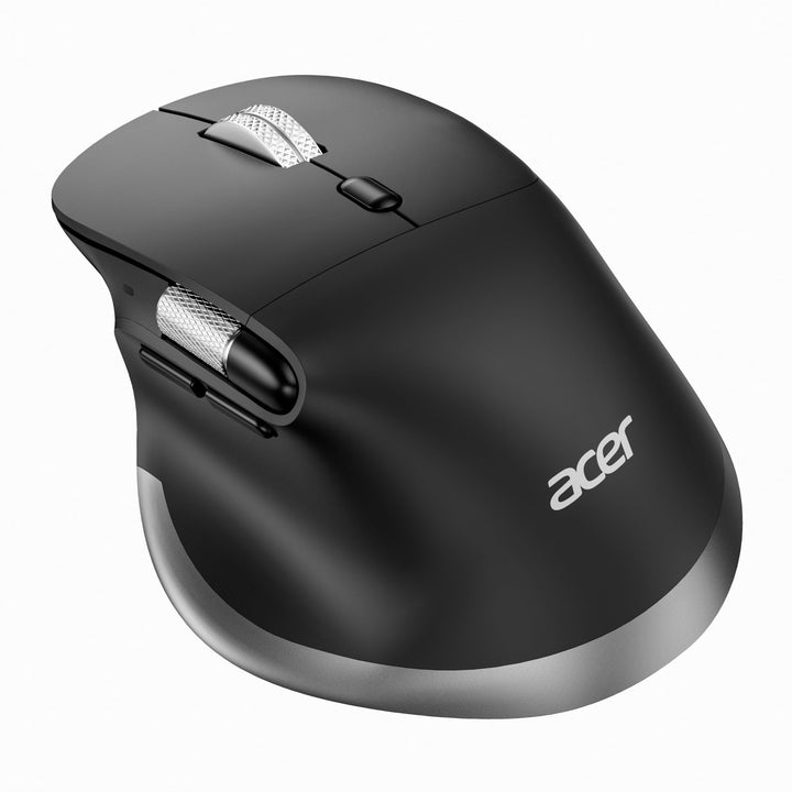 acer Dual-Mode Maus Kabellos mit Seitencrollrad (BT5.2+2,4G), 4800 DPI Bluetooth Maus mit 6 DPI-Stuf