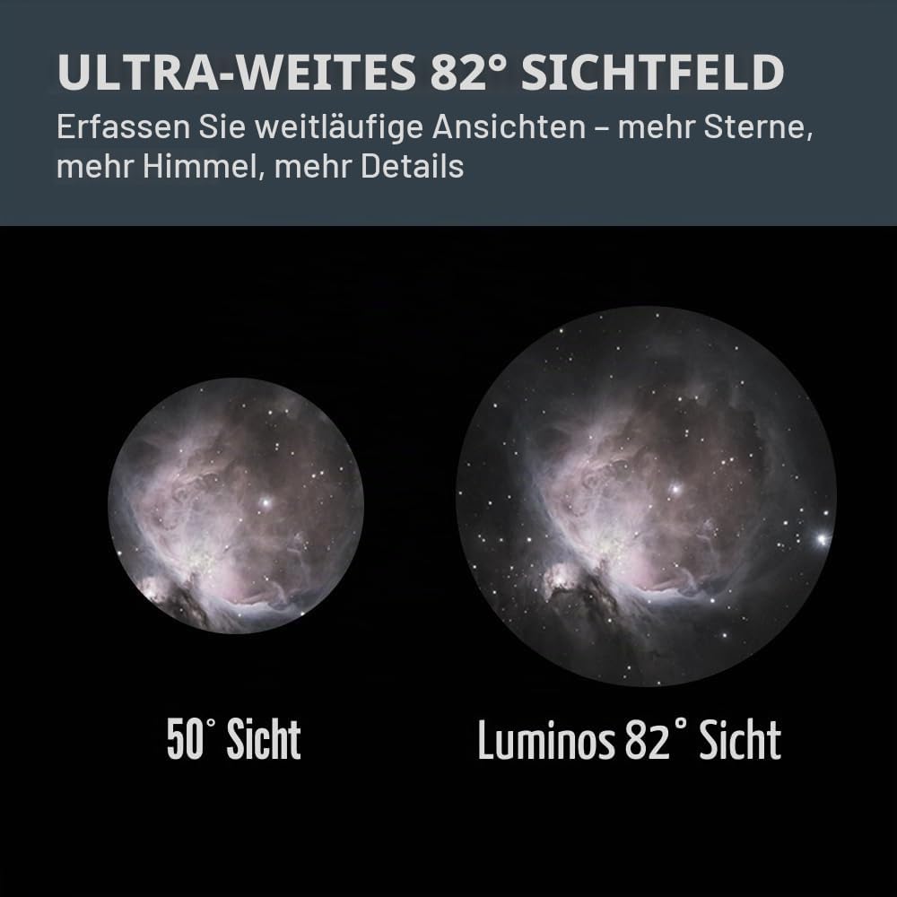 Celestron 93430 7 mm Luminos Okular, Schwarz/Silber Leuchtendes Okular - 7 mm, Leuchtendes Okular -