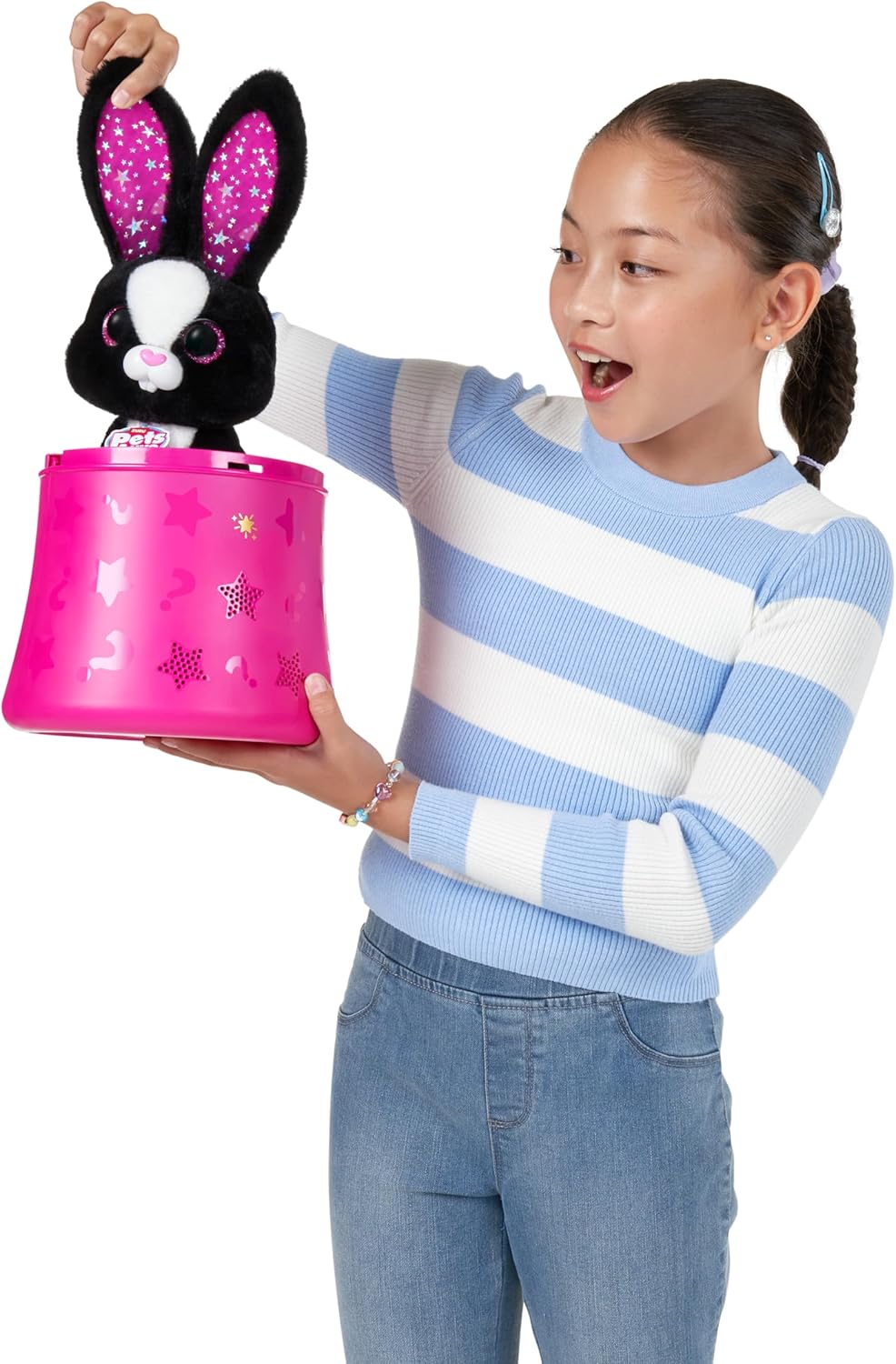 Pets Alive 9549A (Pink) Bunny Magic Bunnies von ZURU, Large (32 cm), Pink
