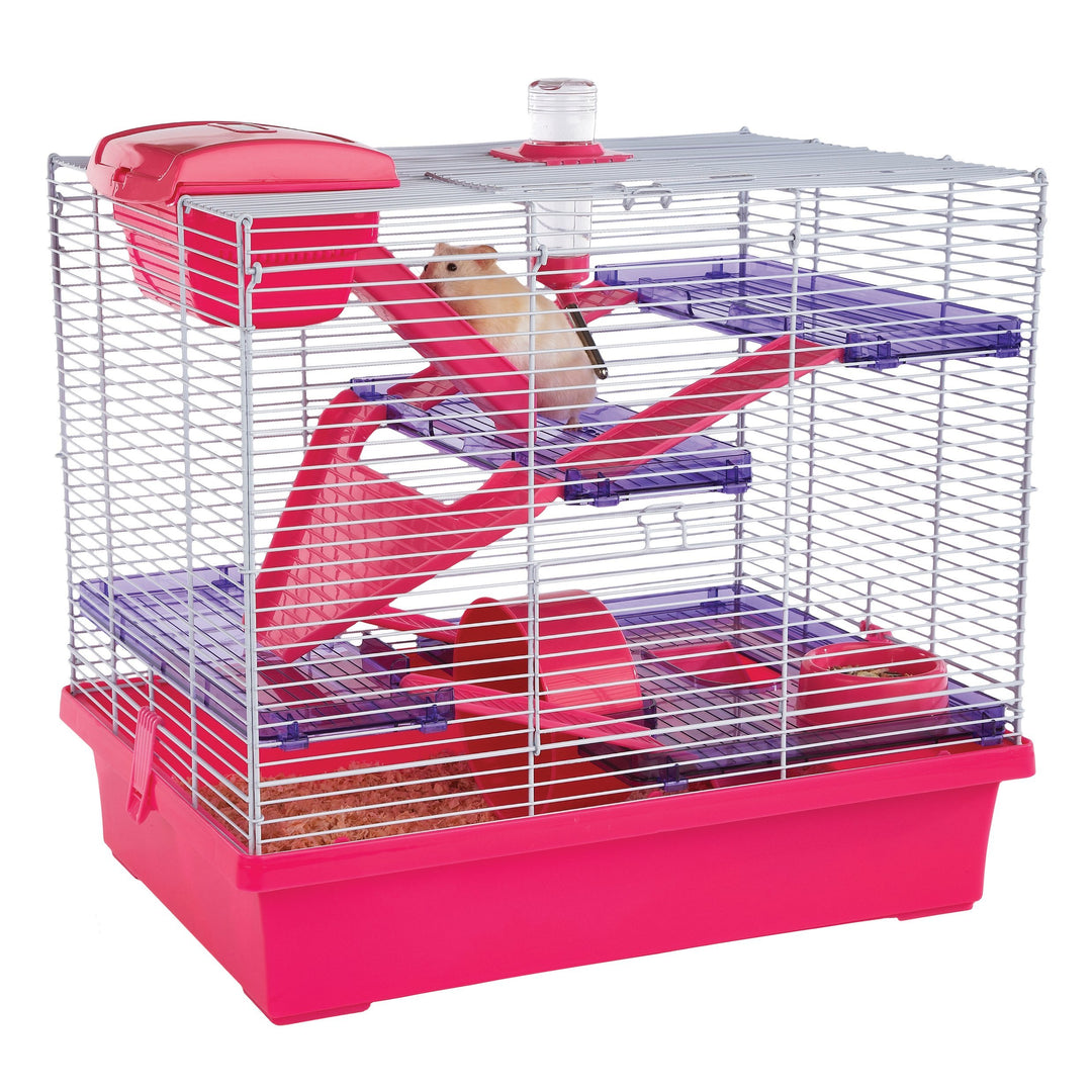Rosewood 19177 Hamsterkäfig Pico - X-Large, pink rose 1 Stück (1er Pack), rose 1 Stück (1er Pack)