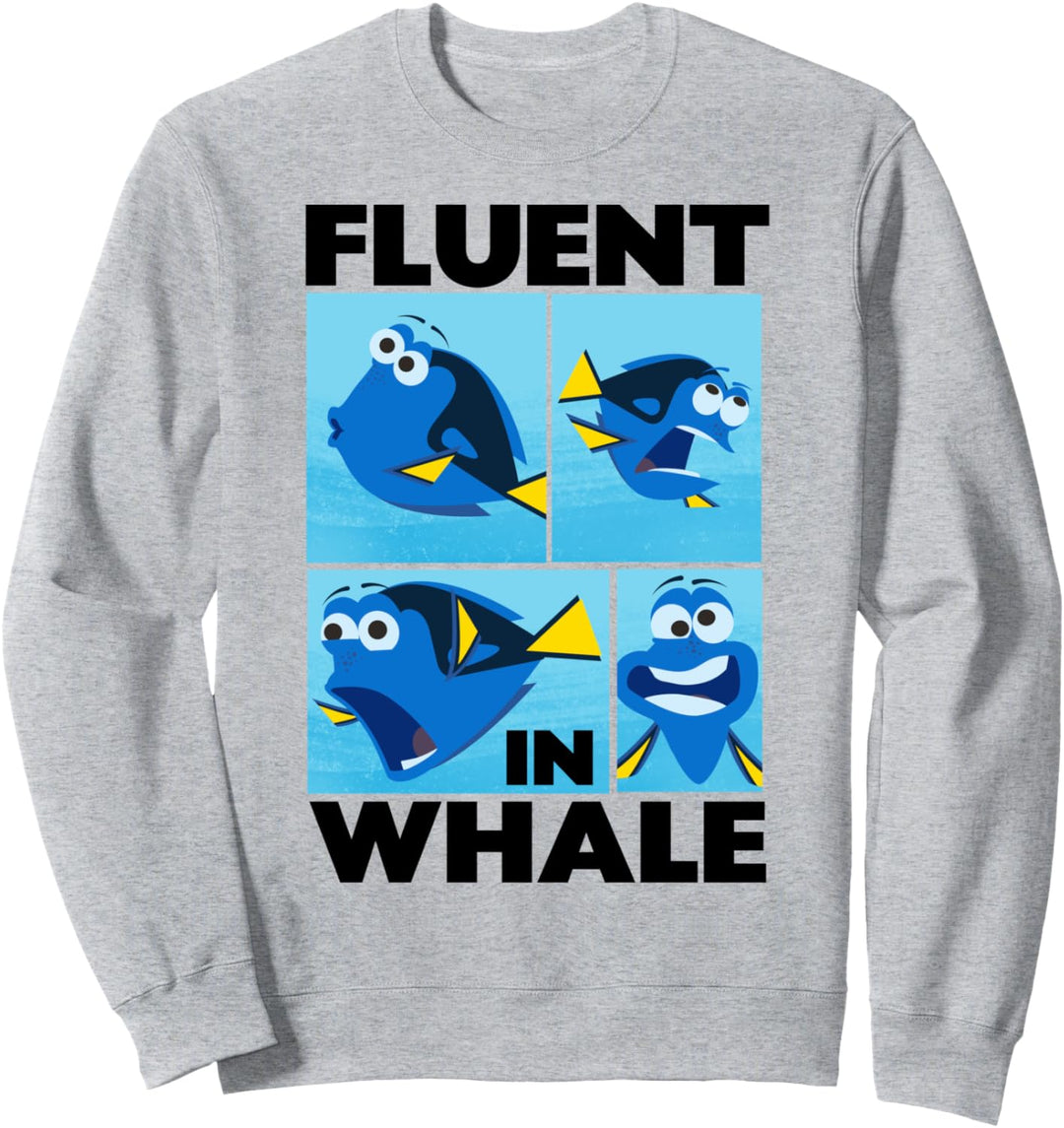 Disney Pixar Finding Dory Fluent Whale Talk Poster Sweatshirt