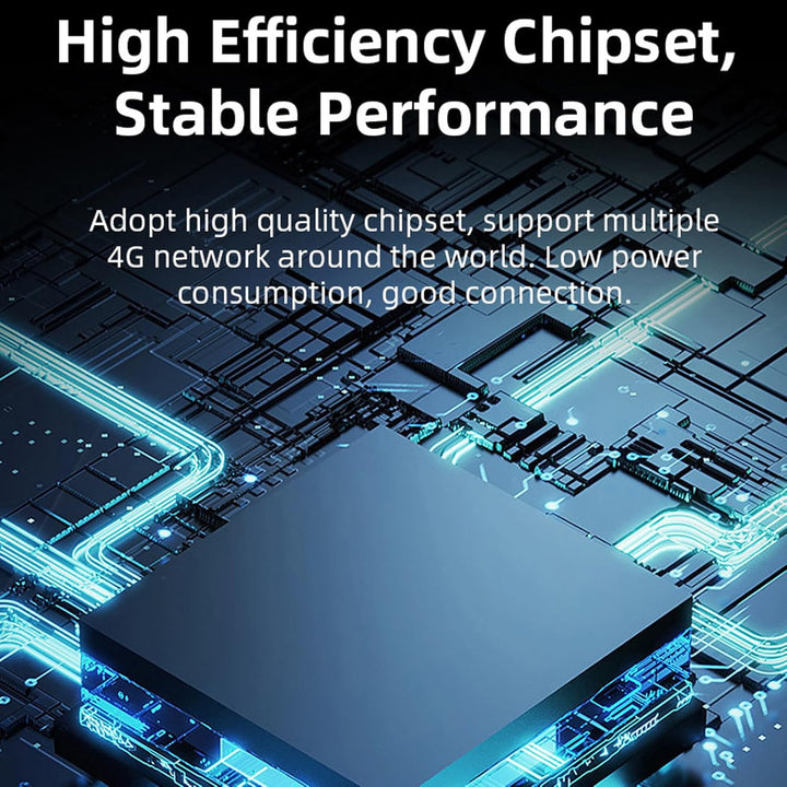 Tragbares 4G-LTE-USB-WLAN-Modem mit SIM-Kartensteckplatz, Hochgeschwindigkeit für 8 Benutzer, Unters