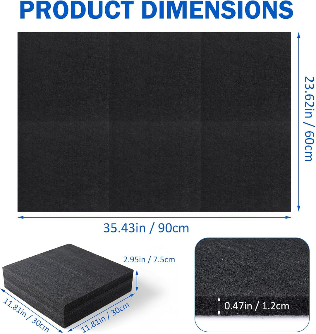 Filz Dartboard Wandschutz, Schallschutz Dartscheibe, Selbstklebender Dart Surround 60x90x1.2cm, Dart