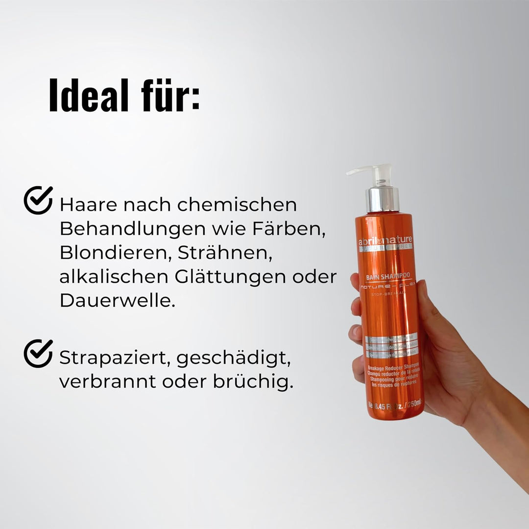 Abril Et Nature Bain Shampoo Nature-Plex - Feuchtigkeitsspendendes, reparierendes Shampoo- Für stark