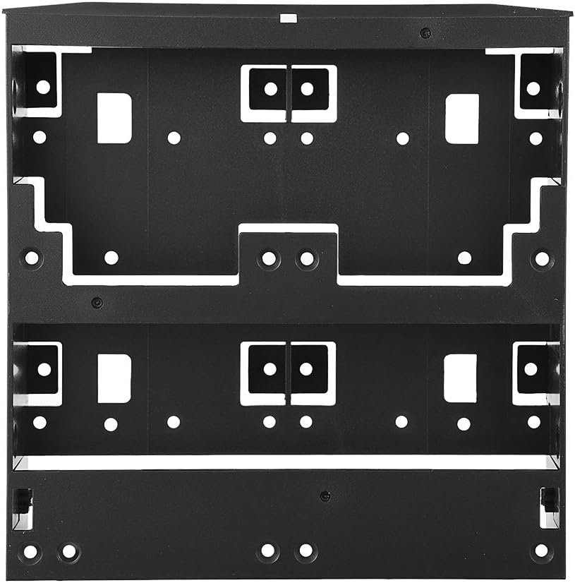 Masyrt Einbaurahmen, Einbaurahmen für 2X 2,5 Zoll HDD/SSD und 1x 3,5 Zoll HDD Laufwerke auf 5,25 Zol