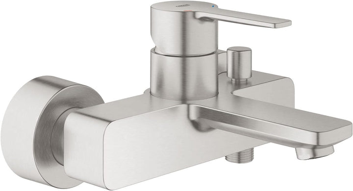 GROHE Lineare | Wanne - Wannenarmatur | supersteel | 33849DC1 Wannenbatterie (supersteel), Wannenbat