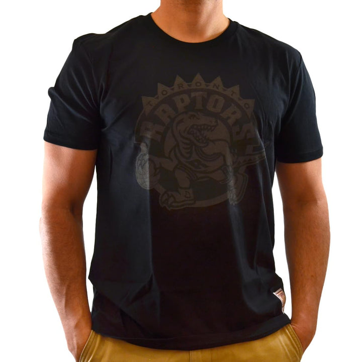 Mitchell & Ness NBA Shirt Black Tonal Print Toronto Raptors XXL Schwarz, XXL Schwarz