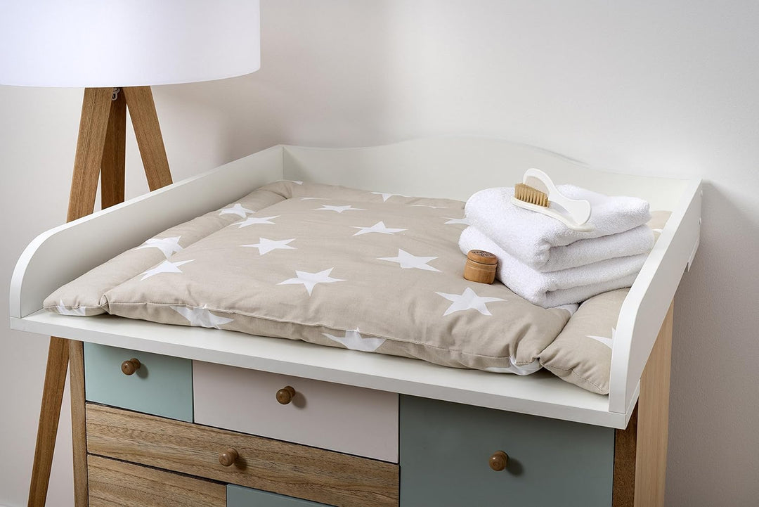 KraftKids Wickelaufsatz weiss passend für MALM Kommode