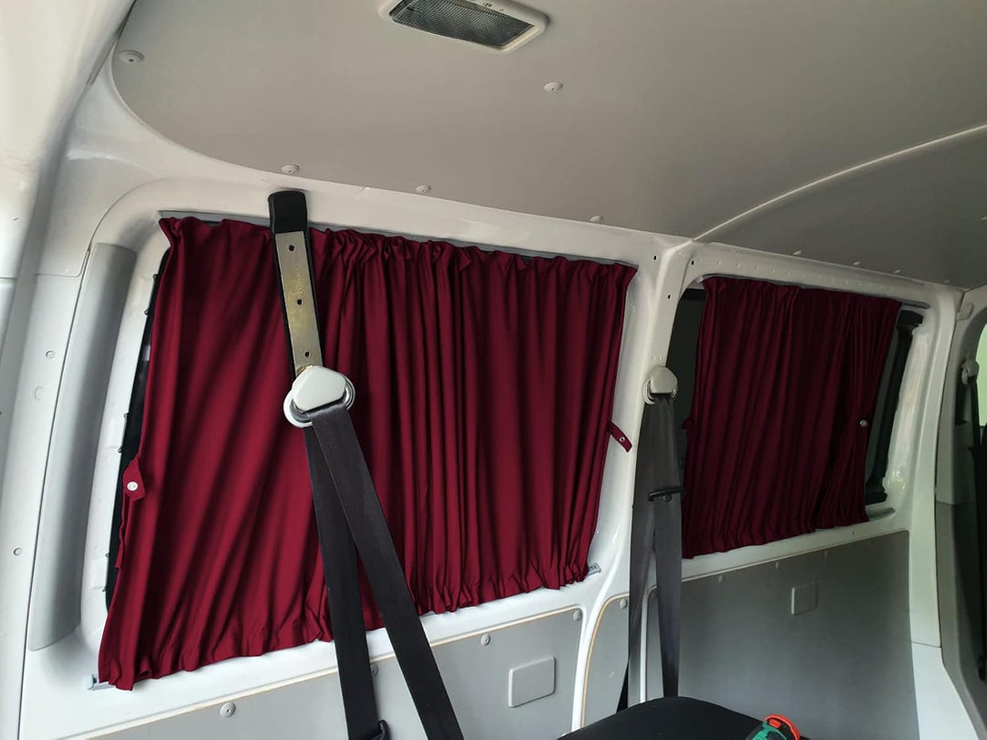 BREMER SITZBEZÜGE Mass Gardinen Vorhänge Sonnenschutz kompatibel mit VW T5 T6 T6.1 Transporter Carav