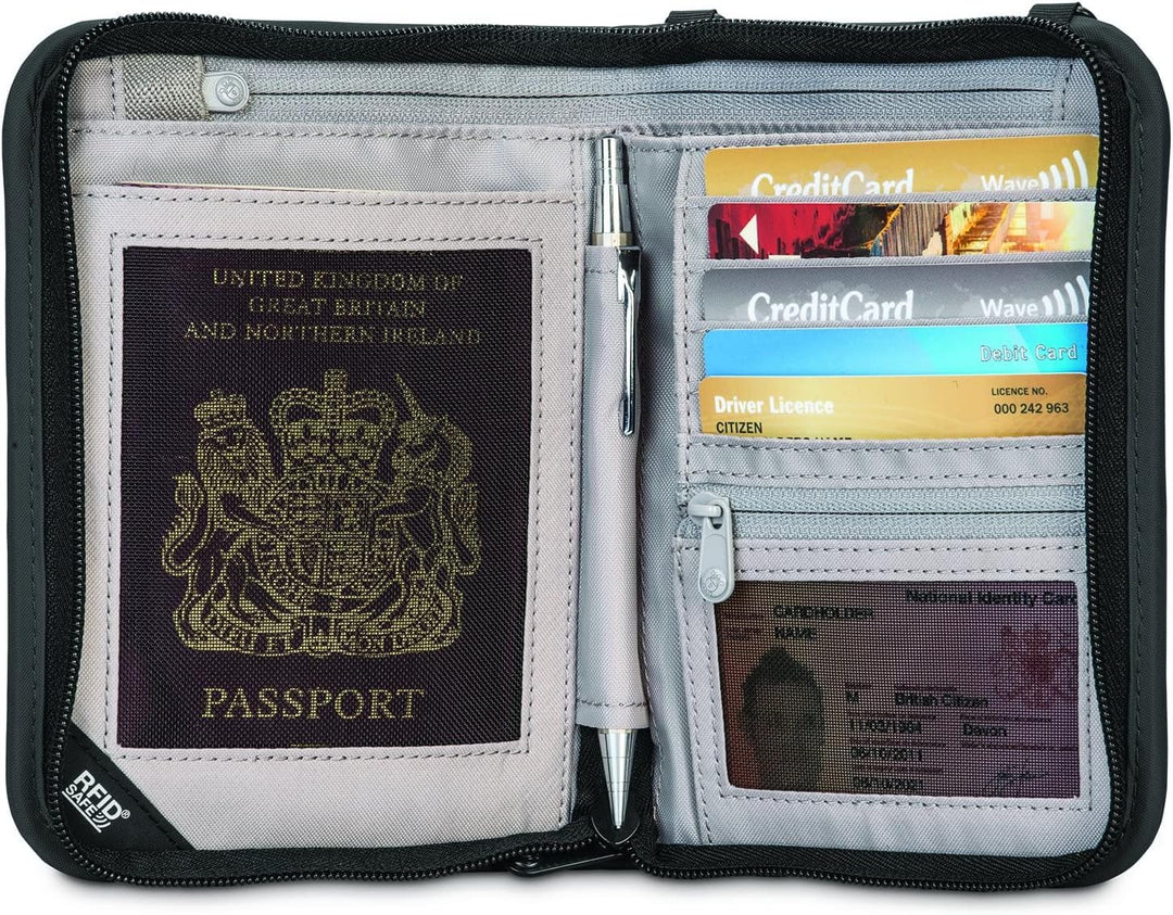 Pacsafe RFIDsafe V150 schwarz Einheitsgrösse Schwarz, Einheitsgrösse Schwarz