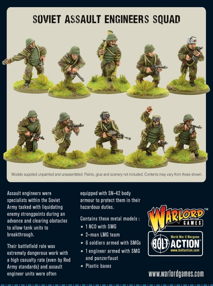 Warlord Games Bolt Action, Soviet Assault Engineers Squad