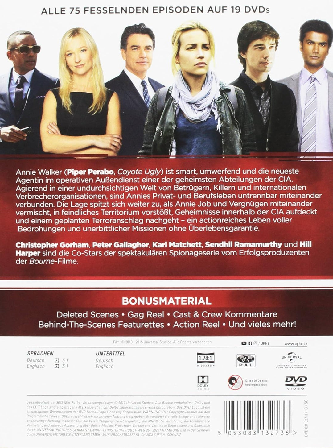 Covert Affairs - Die komplette Serie (19 Discs), DVD