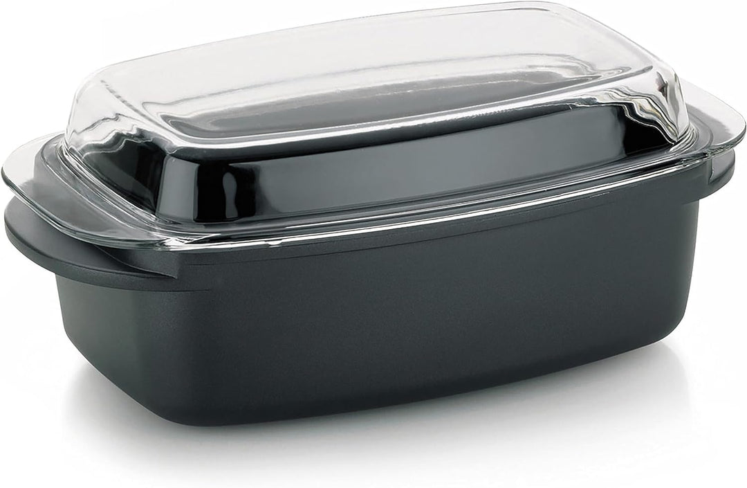 kela, aluguss, Schwarz, Bräter rechteckig