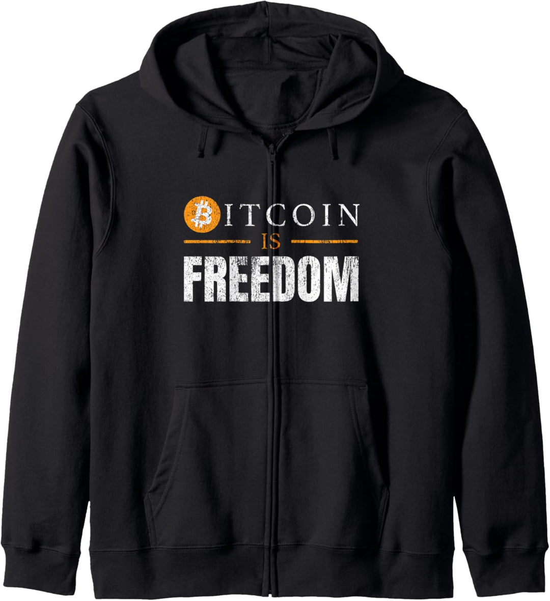 Bitcoin Is Freedom Kapuzenjacke