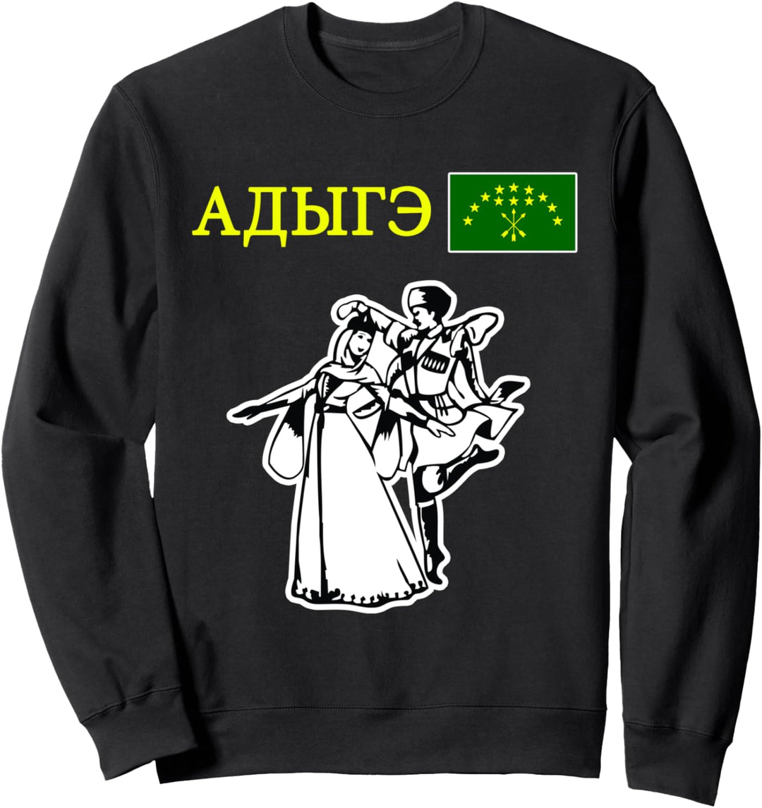 Circassische Flagge, Adiga. Sweatshirt